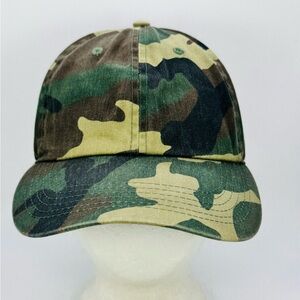 Camo Print Plain Men Women Baseball Strapback Hat Cap Newhattan Brand OS